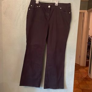 Women’s Dana Buchman Signature Black Jeans  Size 16